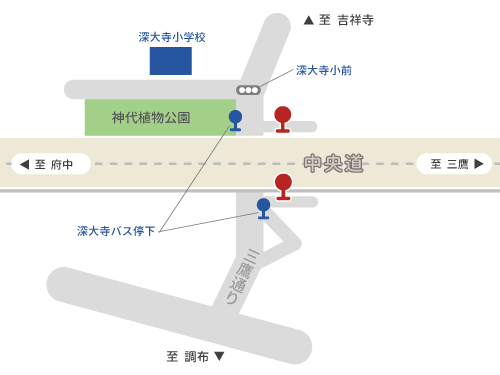 乗り場地図 高速バス 信南交通株式会社